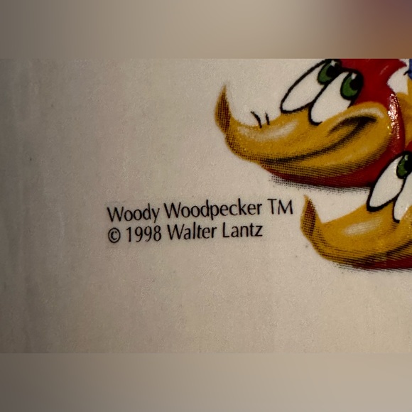 Woody Woodpecker Got Coffee? Mug Walter Lantz Universal Studios '98 14oz Mug - Picture 10 of 10